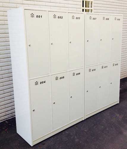 好印象家具 白色員工置物櫃