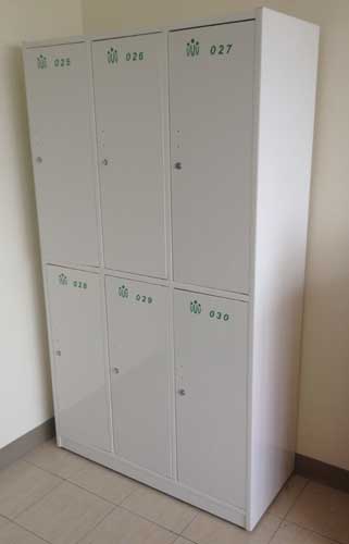 好印象家具 白色員工置物櫃