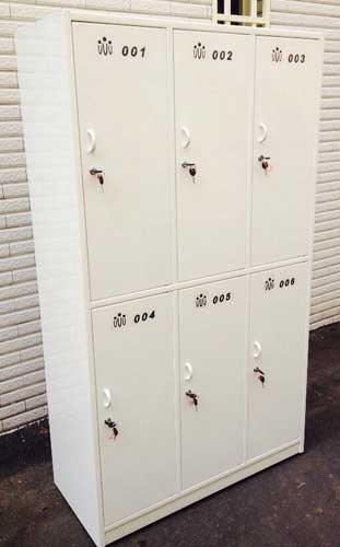 好印象家具 白色員工置物櫃